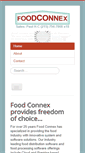Mobile Screenshot of foodconnex.com