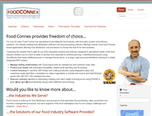 Tablet Screenshot of foodconnex.com